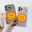 Ốp Lưng Cho Redmi Note 14 13 12 11 10 14C 13C 12C 11A 10C 9C A3 A2 A1 C75 C65 C61 C55 C31 X7 X6 M6 13T 14T Pro Mạ Acrylic IMD Case Motif Smile Face CYIM143