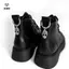Giày Boot Martin Punk Skull Decorative Chain - Phù Hợp Xu Hướng Y2K và Dự Tiệc