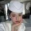 Mũ Nồi Cổ Điển Phong Cách Tiếp Viên Hàng Không - Bla Flat Top Hat
