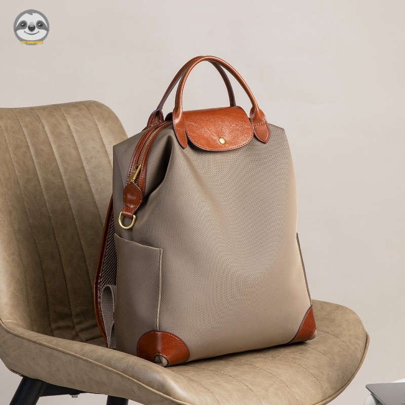 Loại bìa có ba lô bỏ túi bên / Ba lô chống nước chống mài mòn / Ba lô máy tính 47cm / Ba lô Nylon dung tích lớn nhẹ