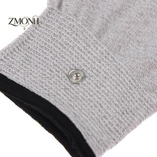 ZMONH 1 Cặp Găng Tay Điện Trị Liệu Sợi Bạc Dẫn Điện Điện Cực Miếng Lót Cho Massage Tay Dây Thần Kinh Giảm Đau Thiết Bị Không