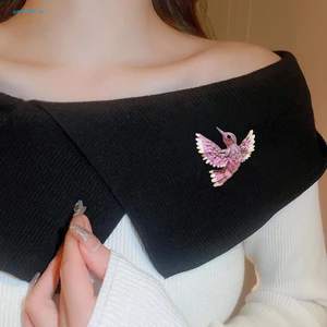 Trâm Cài Vẽ Tay Hình Chim Bướm - Phụ Kiện Thanhh lịch Cho Áo Sơ Mi