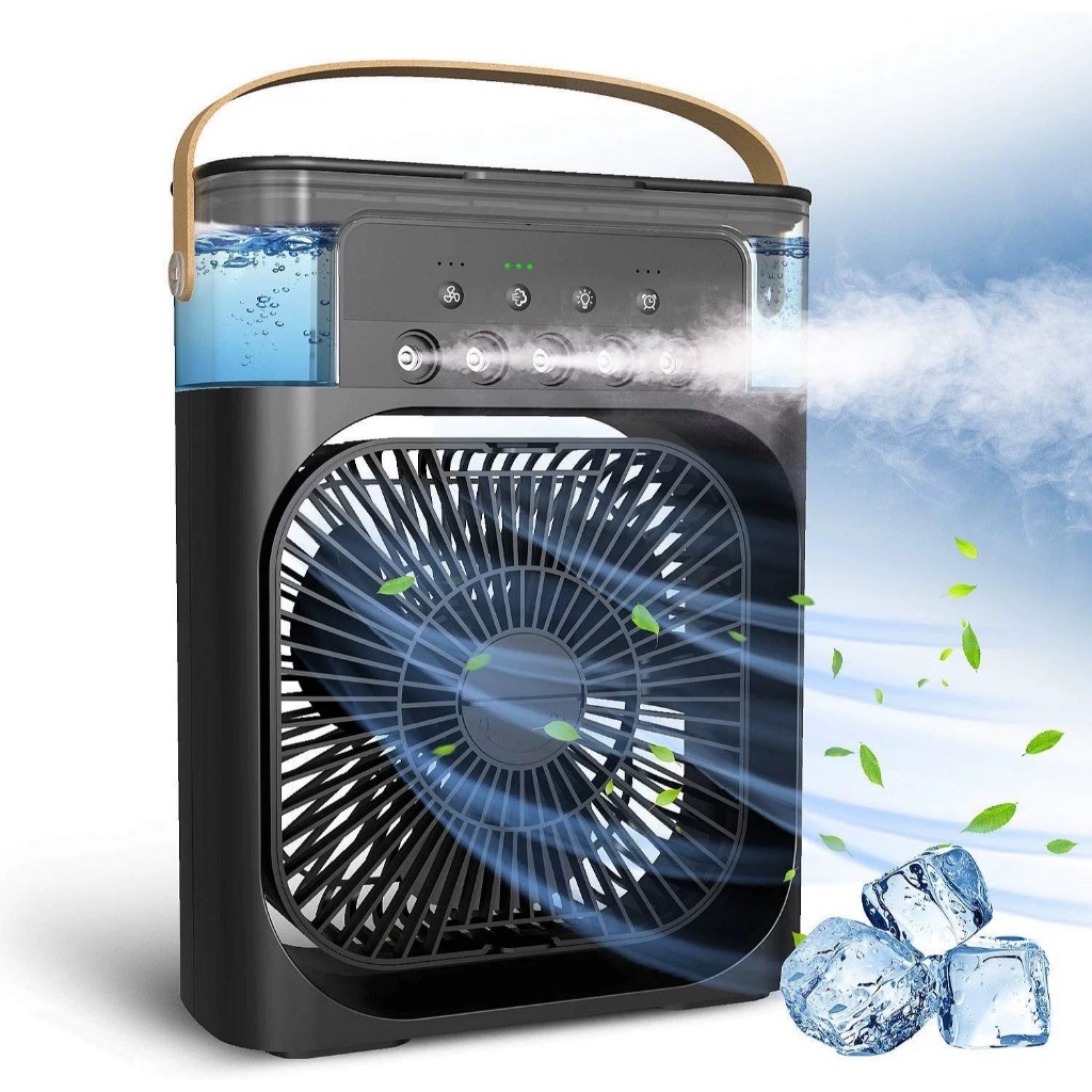 [BẢO HÀNH 12 THÁNG] Quạt điều hoà hơi nước Melli để bàn dung tích 600ml phun sương làm mát 3 chế độ tích hợp đèn led
