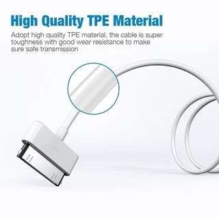 Dây 30 Pin Adapter Phụ Kiện Nano Cảm Ứng Sạc Cáp Dữ Liệu USB Sạc Cho 4 4S 3G 3G Ipad 1 2 3 Ipod Điện Thoại Di Động
