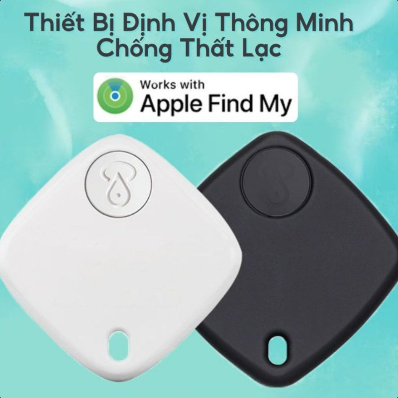 Thiết bị định vị thông minh chống thất lạc Sualio Tag S1 kết nối GPS hoạt động với Find My App