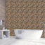 LA018 Giả Da Ngói Miếng Dán Retro Cobblestone Sàn Miếng Dán Trang Trí Nhà Cửa Tự Dính Chống Thấm Nước DIY Dán Tường