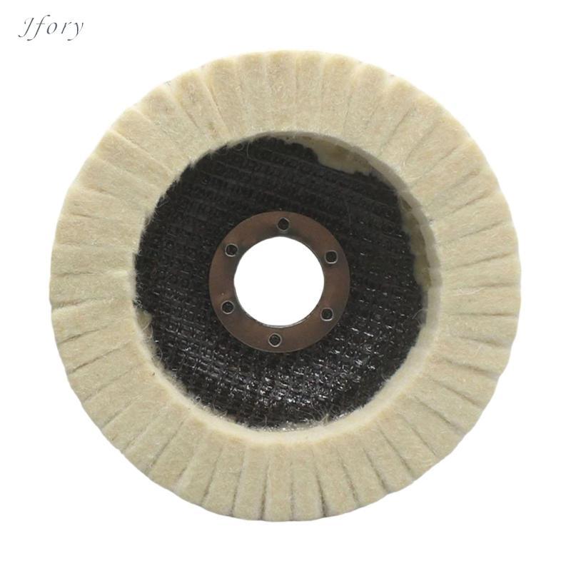 Jfory Len nỉ Bánh xe đánh bóng Tấm đệm đĩa cho máy mài Đánh bóng Trang sức kim loại và bề mặt gỗ