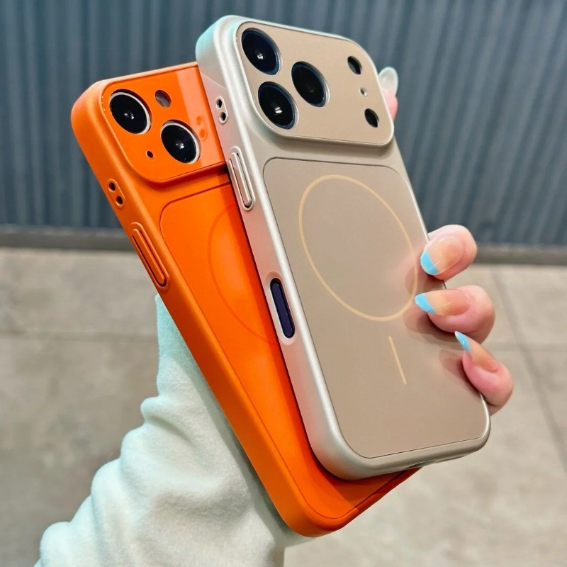 Ốp Lưng Iphone Từ Tính Super Camera Mặt Kính Nâng Cấp  Ngoại hình tinh tế 12/13/14/15/16/17/pro/max/plus/promax