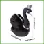 Thiên Nga Trắng Plushie Crown Swan Sang Trọng Thú Nhồi Bông Trắng Geese 11 Inch Plushie Có Vòng Cổ Mềm Mại Sang Trọng Gối wipqsvn