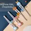 TRTR Người Mới Bắt Đầu Trẻ Em Choptis Dễ Dàng Sử Dụng Trẻ Em Học Chopstis Gấu Dễ Thương Thỏ Học Tập Huấn Luyện Người Trợ Giúp Trẻ Em Bộ Đồ Ăn VN