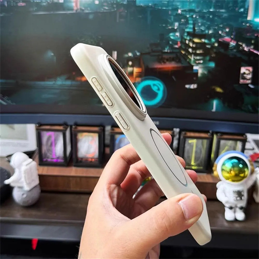 Ốp PC cứng mờ màu trơn đơn giản siêu mỏng cho Honor X9D X9C X9B X9A X8C X6C X60 X70 Honor 400 300 200 Pro Lite Vỏ mỏng sạc không dây từ tính