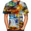 Mùa hè đầy màu sắc - Áo phông unisex cổ tròn tay ngắn với họa tiết tie-dye 3D