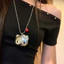 Mặt dây chuyền mèo hoạt hình cổ điển đáng yêu, vòng cổ nữ đẹp