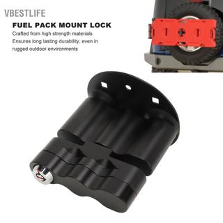 VBESTLIFE Gói khóa thùng chứa nhiên liệu Gắn bình xăng Khóa lon dễ dàng lắp đặt Kim loại xây dựng chắc chắn cho lon nước