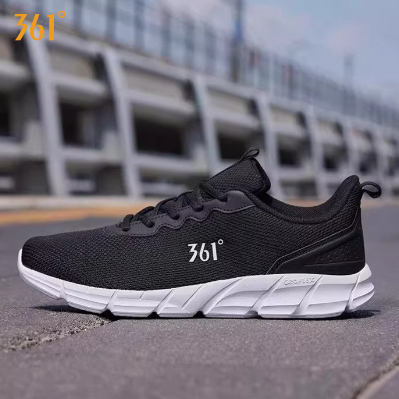 361° 【3-5km】 Giày Chạy Bộ Nam Hè Mới 2026 Lưới Thoáng Khí Nhẹ 200g Hút Sốc Đi Lại Hàng Ngày