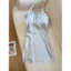Shop Xanh Bạc Bướm Pure Desire Với Ngực Miếng Lót Sling Váy Ngủ In Hình Bướm Ngọt Băng Lụa Bộ Đồ Ngủ Nữ Homewear