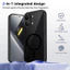 Ốp lưng Xiaomi Poco X8 Pro Max Vỏ thu hút từ tính màu đen mờ cho Ốp điện thoại Xiaomi Poco X8 Pro Max 5G