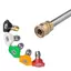 Ge Nâng Cấp Máy Giặt Điện Lance 1 / 4 Inch Qui Connect Power Washer Cao Áp Máy Giặt Thanh Nối Dài Kính Thiên Văn n
