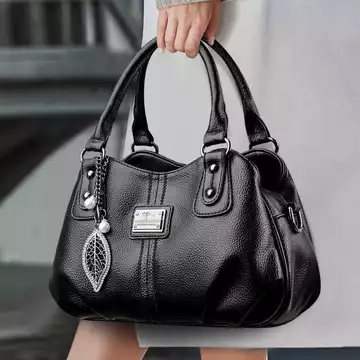 Women's Genuine Leather Handbag – Large