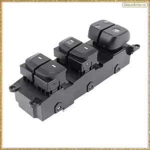 1 Chiếc Xe Điện 18Pin Công Tắc Cửa Sổ Chính Phía Trước Bên Trái Tài Xế 93570-B4010 Đen Cho I10