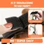 Kẹp Xe Đẩy CHEESELY, Thiết Kế Gấu Dễ Thương Kẹp Carabiner Lớn Móc Xe Đẩy, Chất Liệu Da Chống Trơn Trượt Dây Đeo Móc Treo Xe Đẩy Phụ Kiện