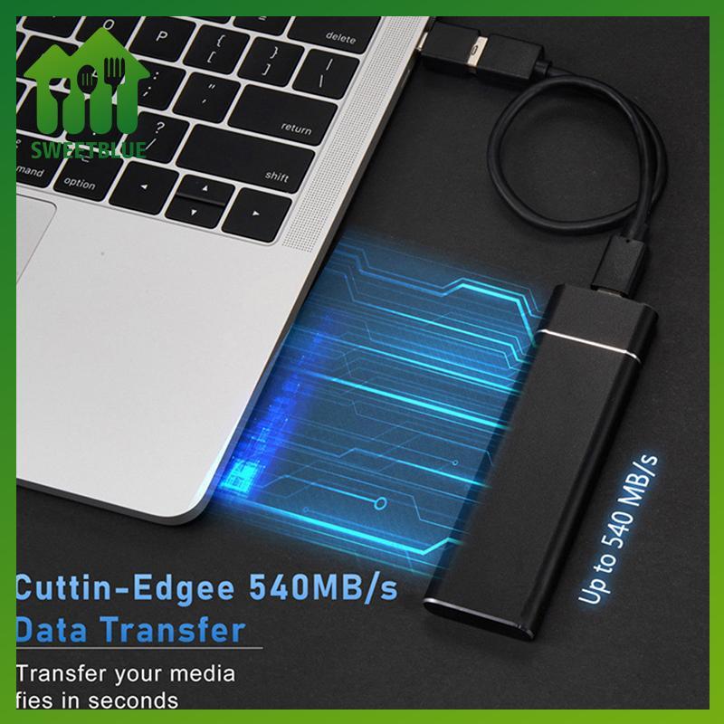 SWEET 4TB SSD gắn ngoài 1TB 2TB 500GB Ổ cứng thể rắn di động USB 3.1 Bên ngoài n