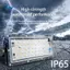 Đèn pha LED trắng lạnh AC 220V Đèn pha ngoài trời IP65 Đèn đường LED chống nước Chiếu sáng cảnh quan 100w
