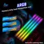 Tản Nhiệt Bộ Nhớ Đa Năng 5V 3PIN ARGB AURA Đồng Bộ Mô Đun Bộ Nhớ Làm Mát DDR3 DDR4 DDR5 RAM Phụ Kiện Máy Tính Bạc
