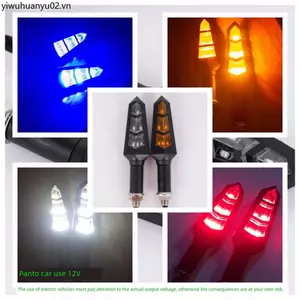 12V Khỉ Nhỏ Chân Trời Biến Tín Hiệu LED Linh Kiện Sửa Đổi Xe Địa Hình 48V Xe Đạp Điện Bật Ấn Độ