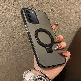 2026 Ốp Lưng Cho Realme c75 c71 c75x c73 C85 4g Vỏ Điện Thoại Vỏ Cứng Chống Sốc Thiết Kế Mới Thẩm Mỹ Có Giá Đỡ Xanh CYFXZJ3