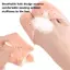1 Cặp Miếng Lót Chân Trước Mềm Gel Silicon Mũi Nhọn Ngón Tay Bảo Vệ Đau Giày Cao Gót Miếng Gel Cho Chân Ba Lê Chăm Sóc Chân Mới