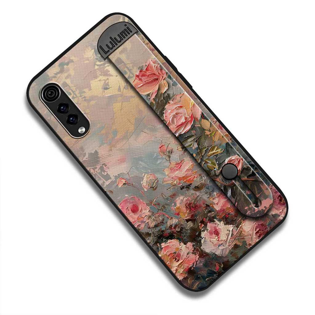 Chân Đế Tranh Ốp Lưng Điện Thoại LG Velvet 4G / 5G Vỏ Mềm Chống Thấm Nước Chống Bụi Bẩn Chống Sốc Dây Đeo Tay Vỏ Di Động Cá Tính Vỏ Điện Thoại Di Động Bền Giá Đỡ Điện Thoại Chống Bụi
