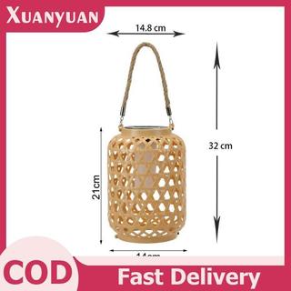 XUAN Nhựa Mây Đèn Lồng Năng Lượng Mặt Trời Ngoài Trời Bóng Đèn Năng Lượng Mặt Trời Đèn Chống Nước Đèn Lồng Trang Trí Sân Vườn VN