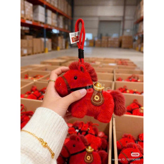 [HỎA TỐC HCM] Móc khoá linh vật chú ngựa may mắn Tết 2026 3 MÀU ANGIHOME