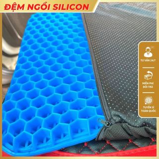Đệm Ngồi ô tô silicon dầy loại nặng 900g ô tô ngồi thoáng mát