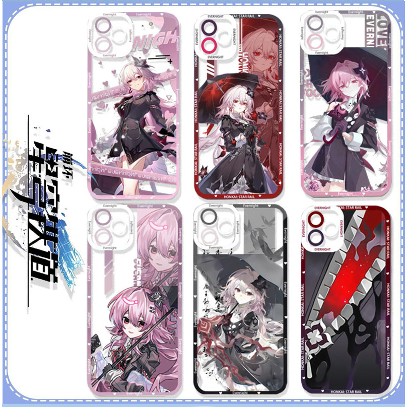 Ốp Lưng Cho Samsung Galaxy A12 A03 A32 A23 A52 A54 A50 A50S A30S A22 A53 A03S A22 A13 A04S Vỏ Evernight Honkai Star Rail Game Mềm Nóng Dễ Thương Trong Suốt