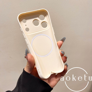 Ốp điện thoại từ tính mờ cửa sổ lớn sang trọng phù hợp cho iPhone 12 13 14 15 16 17 Pro Max Vỏ mềm silicon đen trắng cao cấp