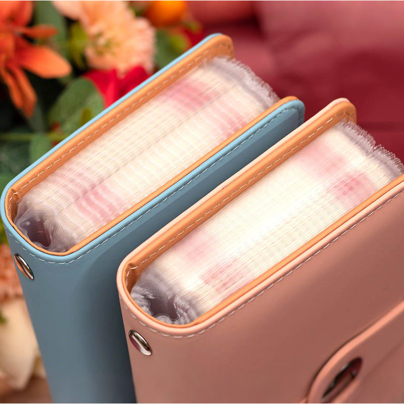 Sổ 100 Bao Thơ Tiết Kiệm | Da PU Kích Thước A6 | Ngăn Chứa Tiền Mặt | Thử Thách Tiết Kiệm