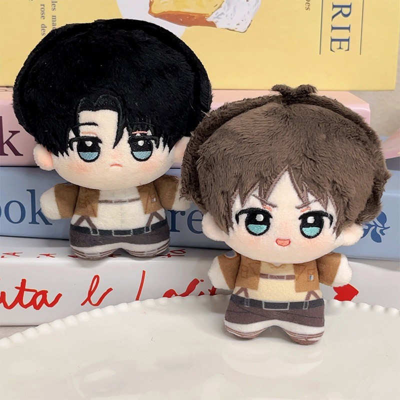 10cm Cotton Nhồi Bông Mặt Dây Anime Tấn Công Titan Levi Eren Misaka Hange Eren Jaeger Đồ Chơi Búp Bê Dễ Thương Quà Tặng Cho Trẻ Em Người Bạn Trưởng Thành