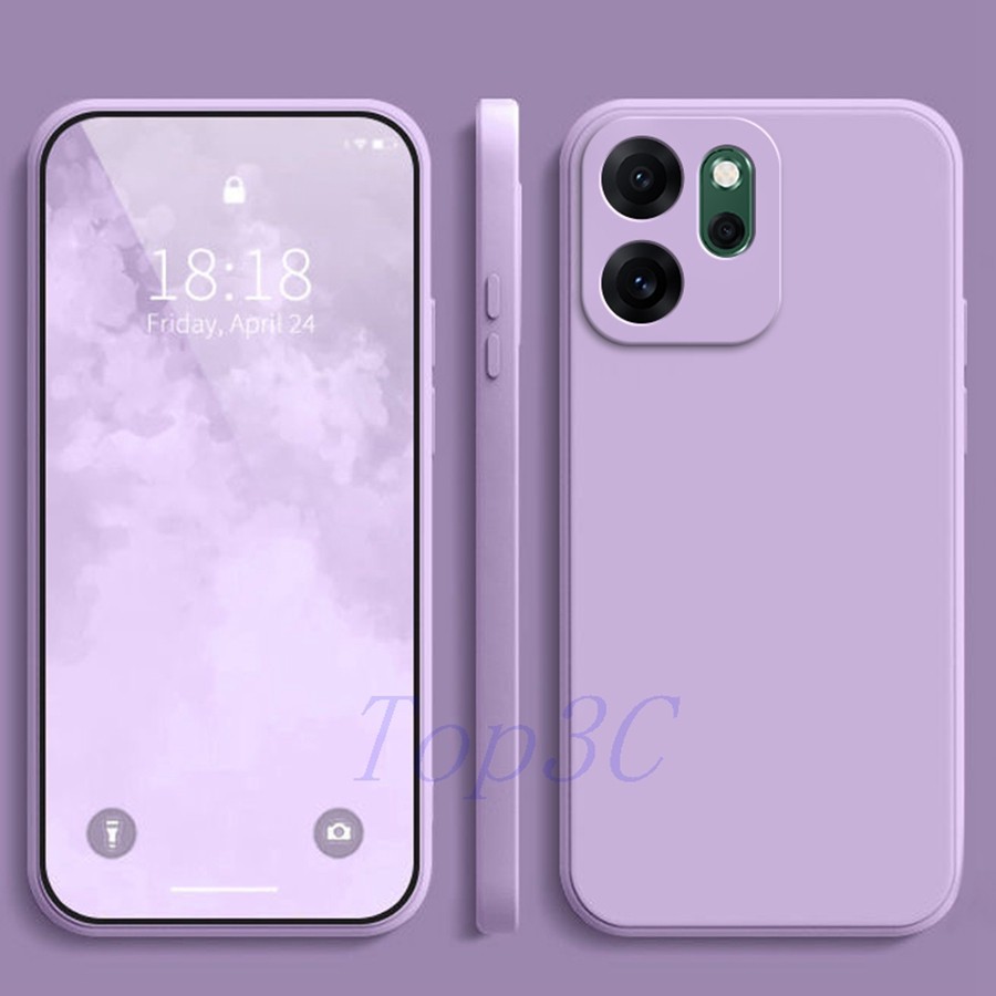 Ốp TPU Cho OPPO Reno 14F 5G Ốp Lưng OPPO Reno14 5G Vỏ Silicon Màu Trơn Đơn Giản