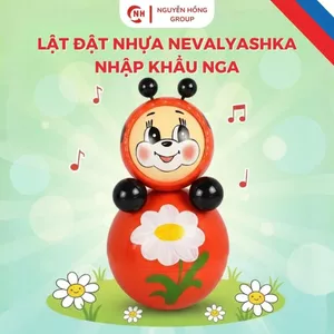 Lật đật nhựa kiến con 165mm Kotovski nhập khẩu Nga đồ chơi trẻ em sưu tầm