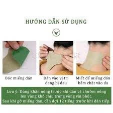 Combo 10 Hộp Miếng Dán Ngải Cứu Trị Đau Cổ Vai Gáy Toàn Thân Hộp 12 Miếng