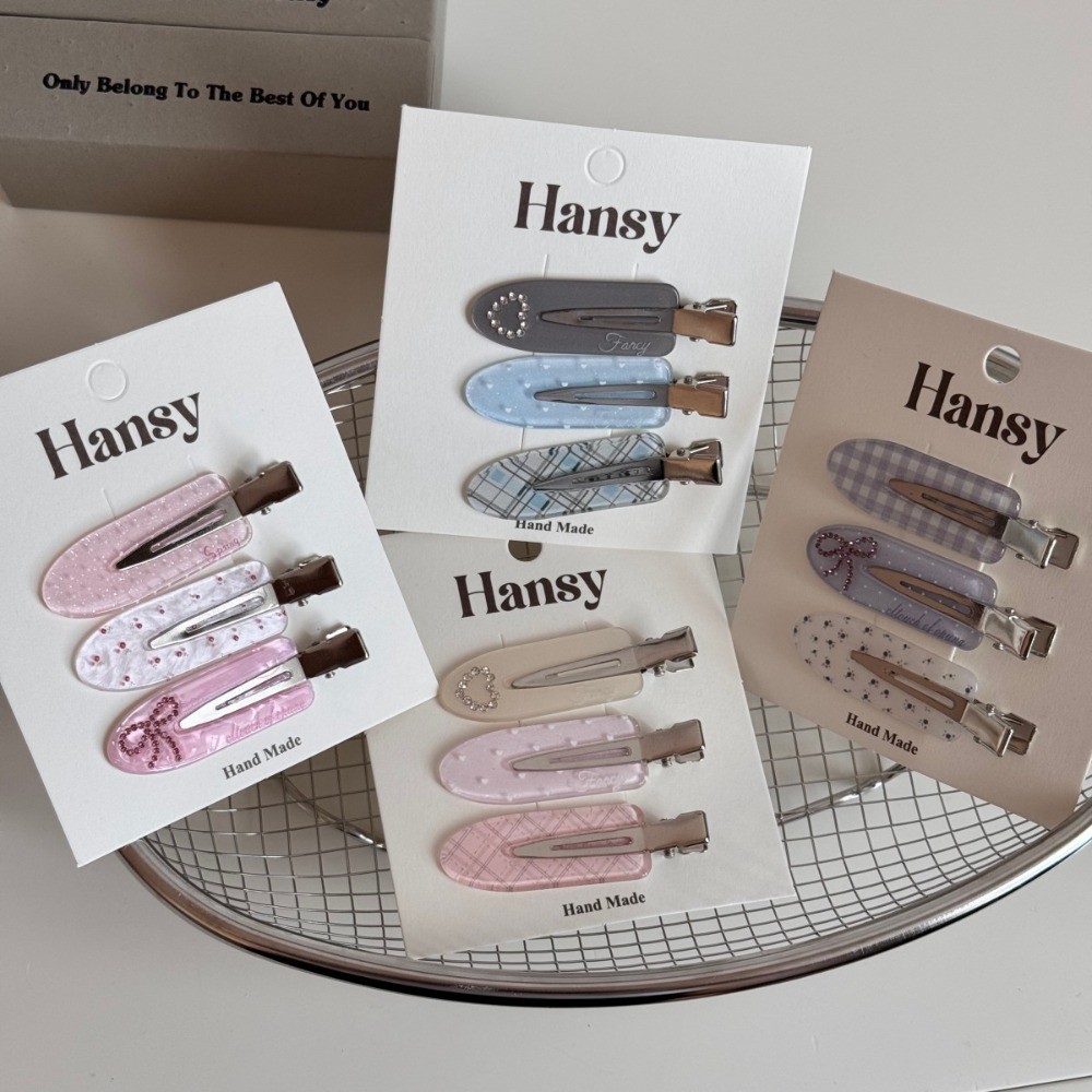 Hululu - Kẹp Tóc Giả Hình Trái Tim Màu Kim Cương từ Hàn Quốc, Phù hợp để Làm Décor Cho Tóc