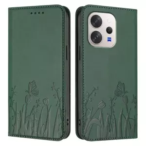 Ốp Lưng Cho Vivo V70 Elite Tulip Bướm Thiết Kế Thẻ Da Solots Mềm TPU Chống Rơi Vỏ Điện Thoại