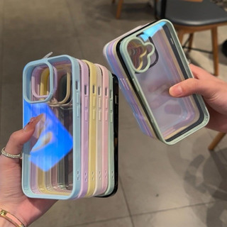 Dành Cho IPhone 17 16 15 14 Plus 13 12 11 Pro Max Đơn giản rắn màu macaron cặp vợ chồng Ốp Lưng Điện Thoại Mềm Mại