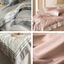 Bộ chăn ga gối Cotton 4 món Memminbedding với tông màu sang trọng kèm họa tiết đa tầng nổi bật, sang trọng
