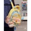 Mèo Cam Lớn Màu Sắc Tương Phản Ba Lô Nhỏ Nữ 2026 Phong Cách Mới Dễ Thương Dopamine Thiết Kế Hoạt Hình Ba Lô Mini Thường Ngày