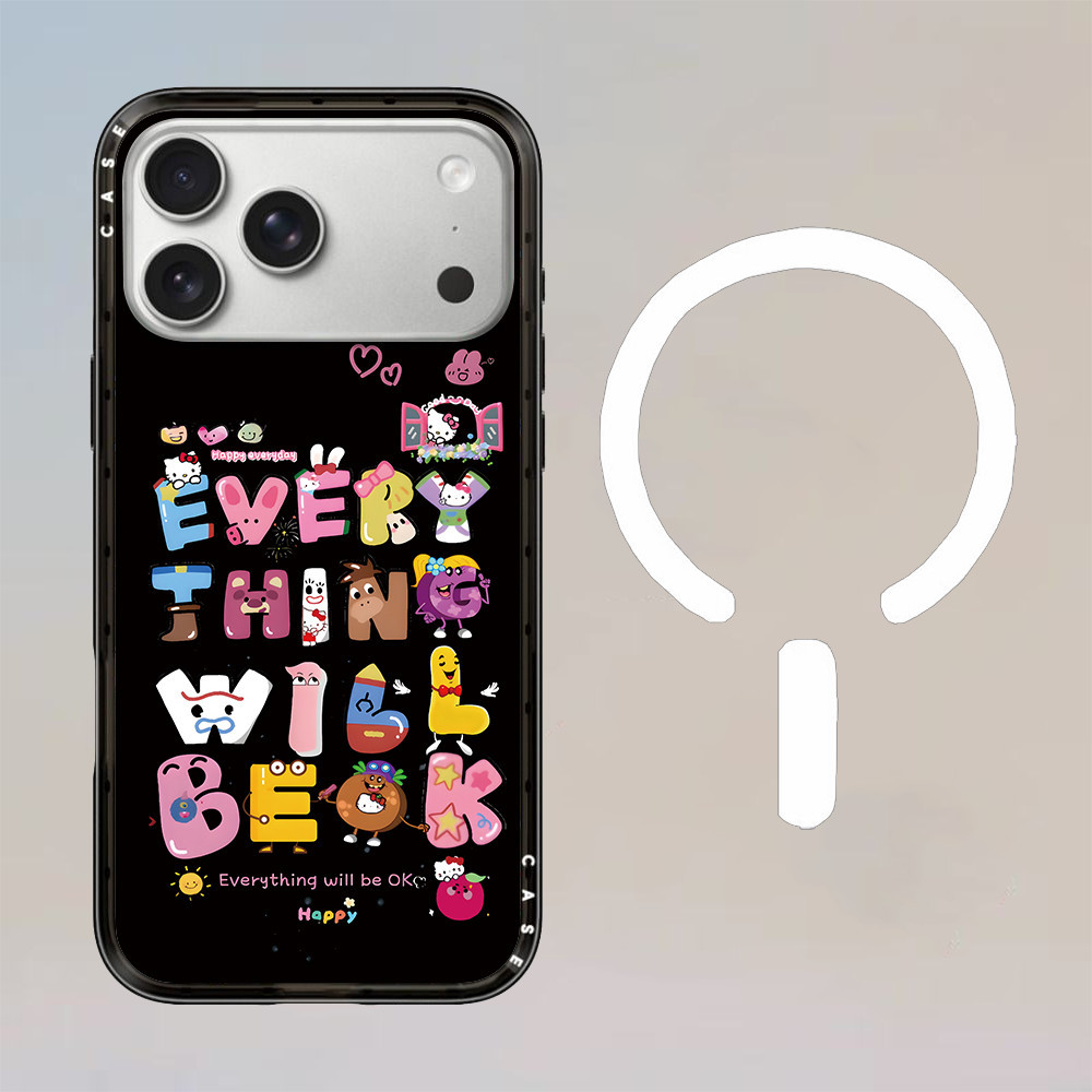 Từ Tính Phong Cách Mới Đầy Sao Hành Tinh Mèo Acrylic Ốp Lưng Điện Thoại iPhone 17 Pro Max 17 Air 16 Plus 15 14 13 12 Vỏ Bảo Vệ Chống Sốc
