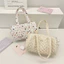 Phong Cách Hàn Quốc Lười Phong Cách Quilted Cotton Hoạt Hình Túi Xi Lanh Nữ Sinh Túi Đeo Vai Dung Tích Lớn Túi Đi Chơi Đi Làm Túi Bảo Quản
