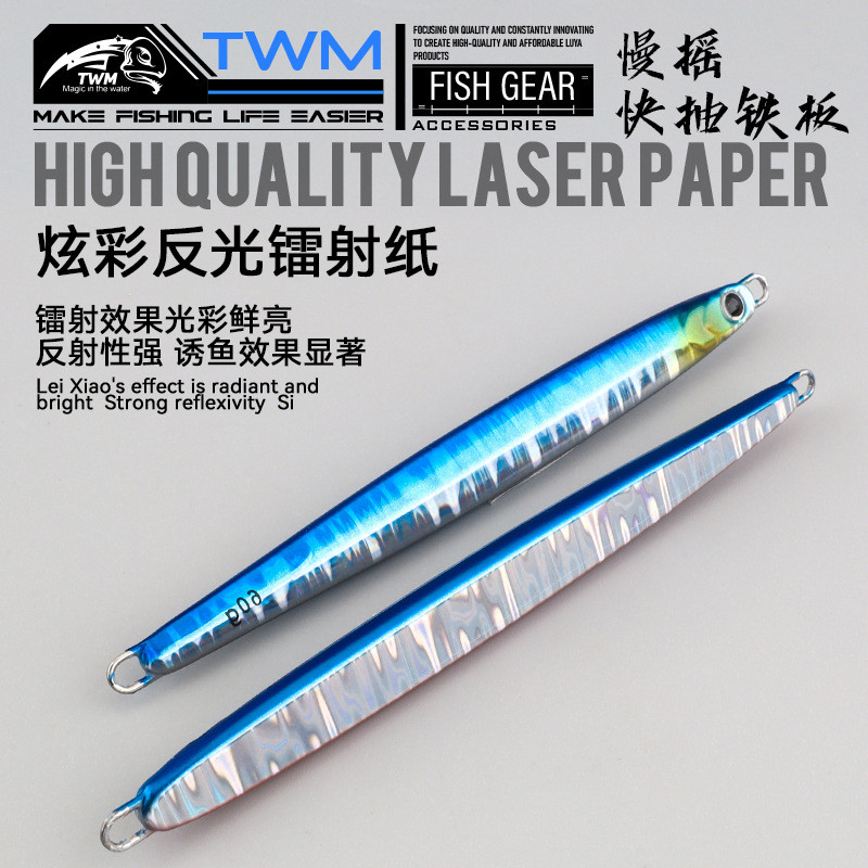 Hình Chậm Nhanh Đập Sắt Tấm Dài Thuyền Câu Cá Biển Mồi Câu Cá Cá Hoang Dã Với Cá Saury Mồi Giả Mồi